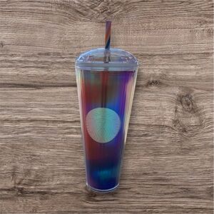 Starbucks Acrylic 2021 Summer Rainbow Kaleidoscope‎ 24oz Venti Tumbler